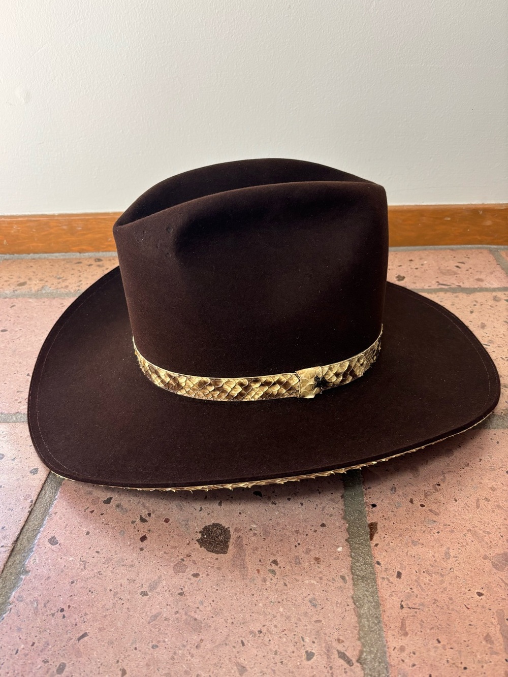 Vintage Larry Mahans for Critter Bill's Western World Houston Cowboy Hat